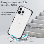 غطاء هاتف أكريليك مقاوم للصدمات مع مغناطيس Magsafe، لهواتف iPhone 17e / 16e، iPhone 17 Pro Max، iPhone 17 Pro، iPhone 17، iPhone Air