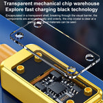 WK WDC-08 PD 20 واط USB-C/Type-C إلى 8 دبابيس كابل بيانات بشاشة رقمية، الطول: 1م، WDC-08