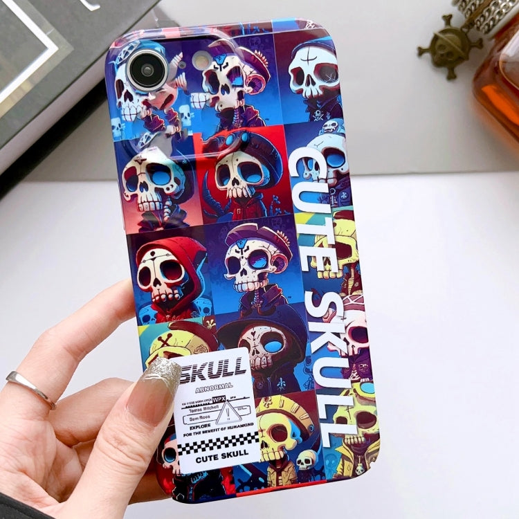 Painted Pattern Precise Hole PC Phone Case, For iPhone SE 2022 / 2020 / 8 / 7