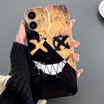 Painted Pattern Precise Hole PC Phone Case, For iPhone 12