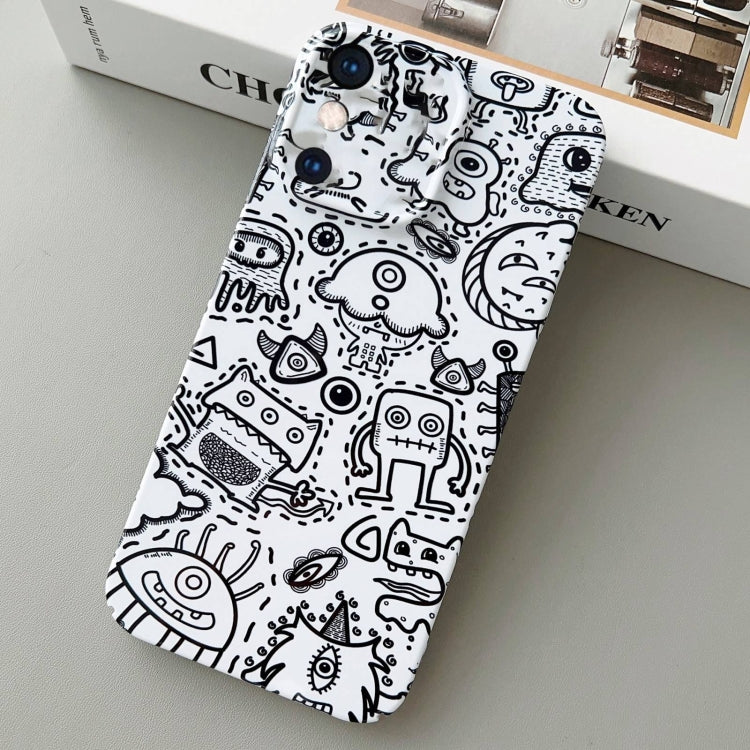 Painted Pattern Precise Hole PC Phone Case, For iPhone XS Max