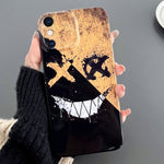 Painted Pattern Precise Hole PC Phone Case, For iPhone XS Max
