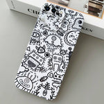 Painted Pattern Precise Hole PC Phone Case, For iPhone 8 Plus / 7 Plus