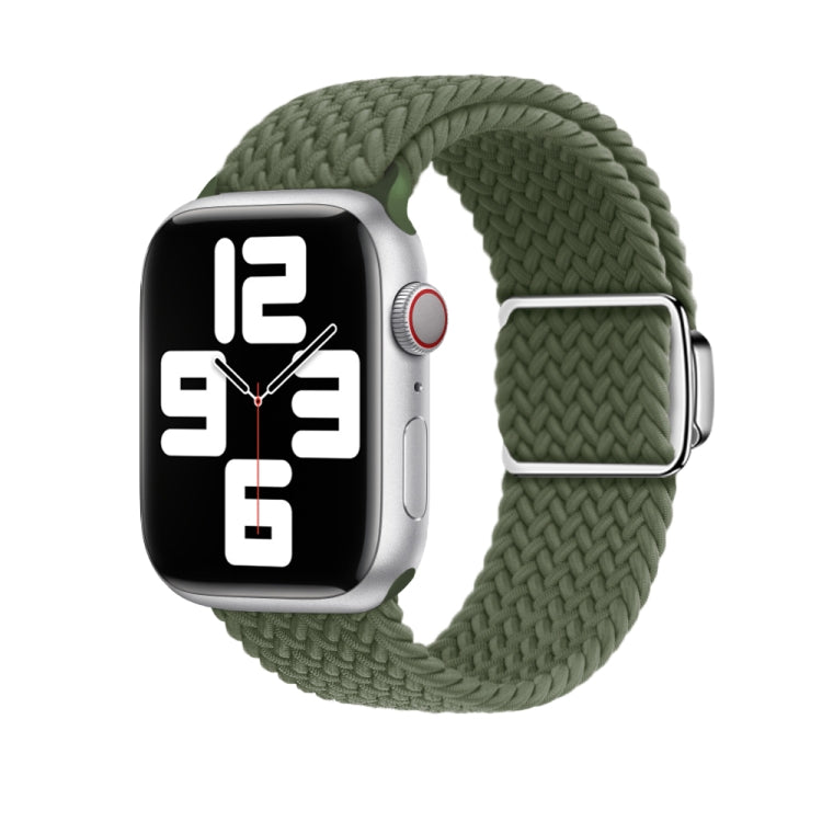 Nylon Loop Magnetic Buckle Watch Band, For Apple Watch SE 40mm, For Apple Watch SE 44mm