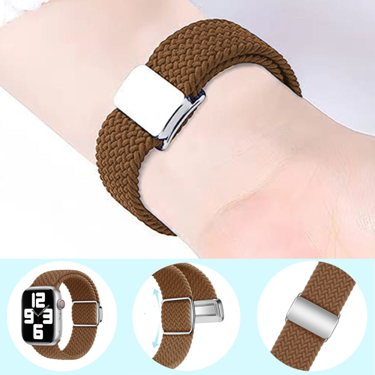 Nylon Loop Magnetic Buckle Watch Band, For Apple Watch SE 2022 40mm, For Apple Watch SE 2022 44mm