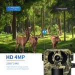 ESCAM QF380 4MP Network Solar PIR Alert Smart Wildlife Hunting Camera, EU Version, AU Version, US Version