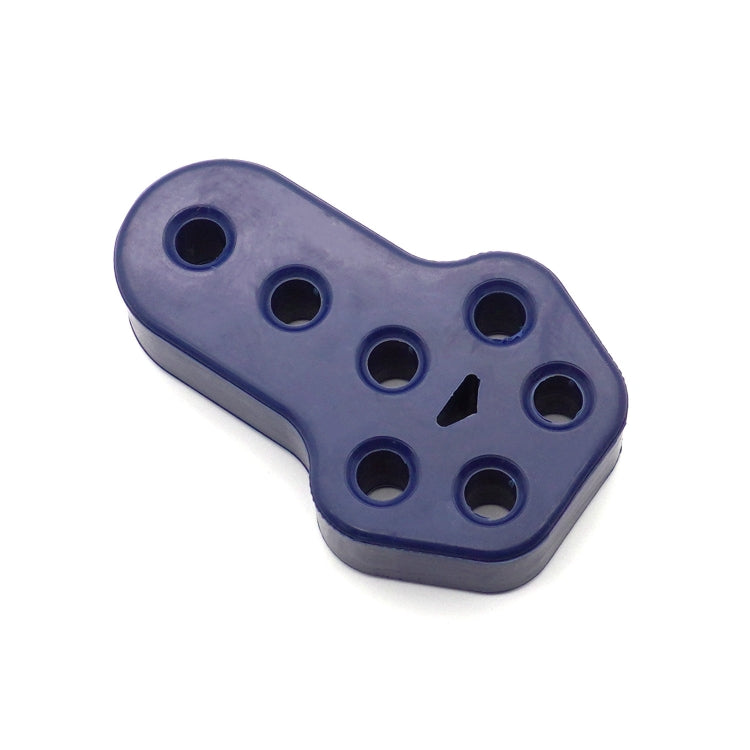 XH-6282 7 Holes Car Exhaust Hanger Bushing Muffler Rubber Insulator Mount Bracket