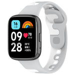 Stitching Two Color Silicone Watch Band, For Redmi Watch 3 Lite