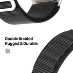 DUX DUCIS GS Series Nylon Loop Watch Band, For Apple Watch Series 7 41mm, For Apple Watch Series 7 45mm, For Apple Watch Series 6 40mm, For Apple Watch Series 6 44mm, For Apple Watch Series 5 44mm, For Apple Watch Series 5 40mm                         ...