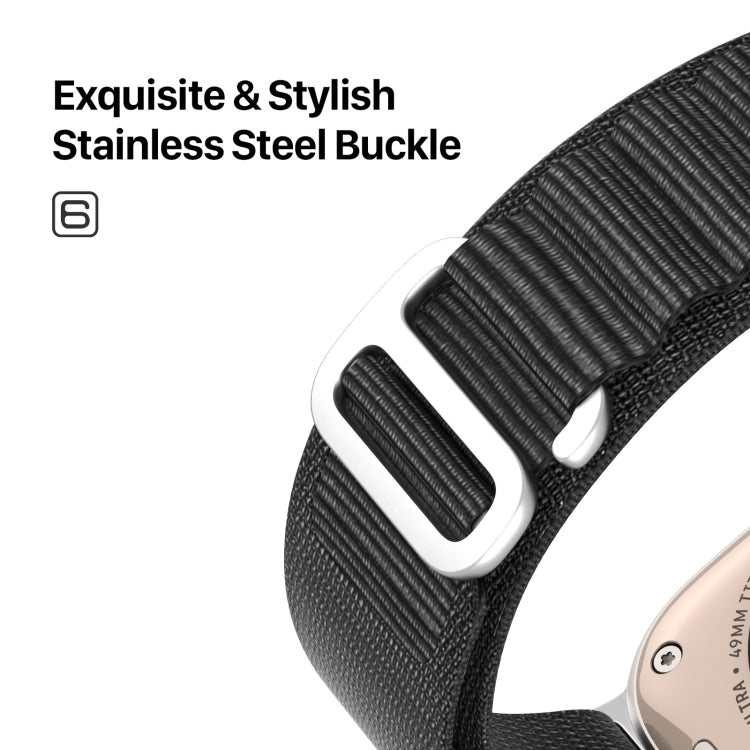 DUX DUCIS GS Series Nylon Loop Watch Band, For Apple Watch Series 6 44mm, For Apple Watch Series 5 44mm, For Apple Watch Series 5 40mm, For Apple Watch Series 4 44mm, For Apple Watch 42mm, For Apple Watch Series 4 40mm, For Apple Watch 38mm            ...