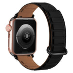 سوار ساعة سيليكون مغناطيسي مع إبزيم عكسي، لسلسلة Apple Watch 7 مقاس 41 مم، لسلسلة Apple Watch 7 مقاس 45 مم، لسلسلة Apple Watch SE مقاس 40 مم