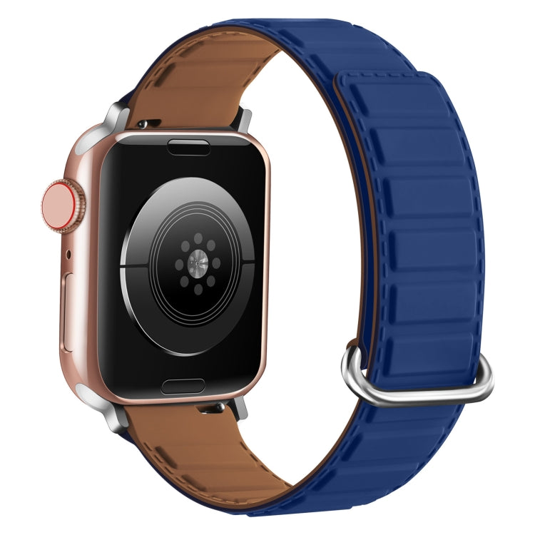 Reverse Buckle Magnetic Silicone Watch Band, For Apple Watch SE 44mm, For Apple Watch Series 6 40mm, For Apple Watch Series 6 44mm