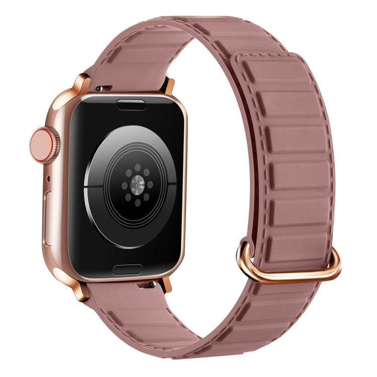 Reverse Buckle Magnetic Silicone Watch Band, For Apple Watch SE 44mm, For Apple Watch Series 6 40mm, For Apple Watch Series 6 44mm