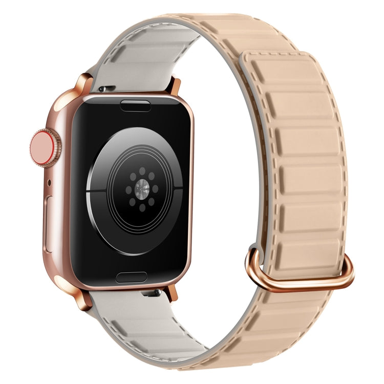 Reverse Buckle Magnetic Silicone Watch Band, For Apple Watch Series 4 40mm, For Apple Watch Series 3 38mm, For Apple Watch Series 3 42mm