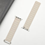 Reverse Buckle Magnetic Silicone Watch Band, For Apple Watch 38mm
