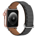 سوار ساعة سيليكون مغناطيسي مع إبزيم عكسي، لسلسلة Apple Watch 9 مقاس 41 مم، لسلسلة Apple Watch Ultra مقاس 49 مم، لسلسلة Apple Watch 8 مقاس 41 مم