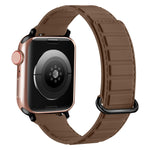 Reverse Buckle Magnetic Silicone Watch Band, For Apple Watch Series 10 46mm, For Apple Watch Series 10 42mm, For Apple Watch SE 2023 44mm