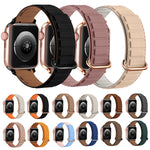 سوار ساعة سيليكون مغناطيسي مع إبزيم عكسي، لسلسلة Apple Watch 9 مقاس 41 مم، لسلسلة Apple Watch Ultra مقاس 49 مم، لسلسلة Apple Watch 8 مقاس 41 مم