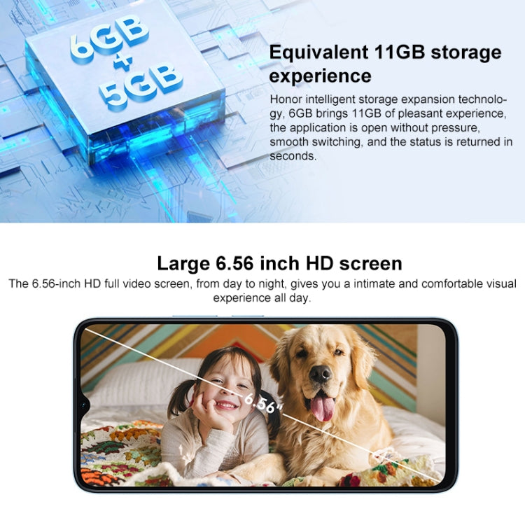 Honor Play 40C 5G,  6.56 inch MagicOS 7.1 Snapdragon 480 Plus Octa Core up to 2.2GHz, Network: 5G, Not Support Google Play, 6GB+128GB