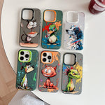 Animal Pattern Oil Painting Series PC + TPU Phone Case, For iPhone 12