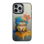 Cute Animal Pattern Series PC + TPU Phone Case, For iPhone 14 Pro Max, For iPhone 15 Plus, For iPhone 15, For iPhone 13 Pro Max