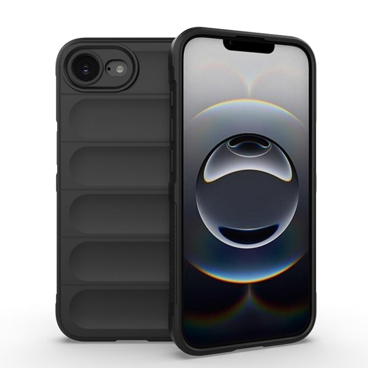 غطاء هاتف TPU + فلانيل بدرع سحري، لأجهزة iPhone 17e / 16e، iPhone 17 Pro Max، iPhone 17 Pro، iPhone 17