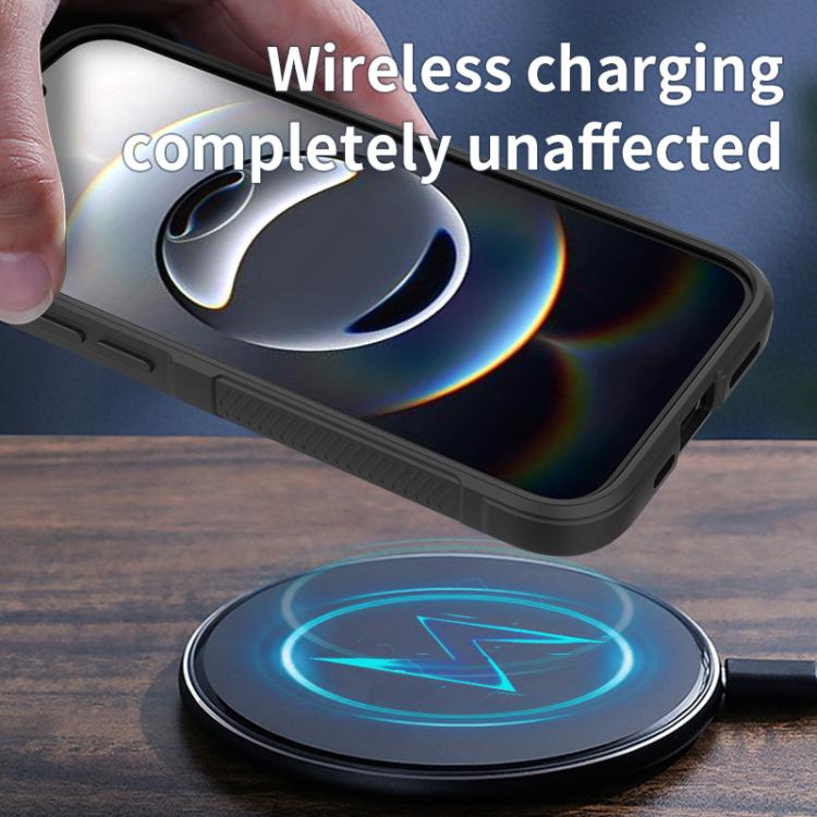 غطاء هاتف TPU + فلانيل بدرع سحري، لأجهزة iPhone 17e / 16e، iPhone 17 Pro Max، iPhone 17 Pro، iPhone 17