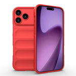غطاء هاتف TPU + فلانيل بدرع سحري، لأجهزة iPhone 17e / 16e، iPhone 17 Pro Max، iPhone 17 Pro، iPhone 17