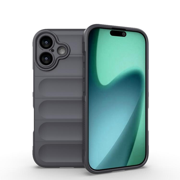 غطاء هاتف TPU + فلانيل بدرع سحري، لأجهزة iPhone 17e / 16e، iPhone 17 Pro Max، iPhone 17 Pro، iPhone 17