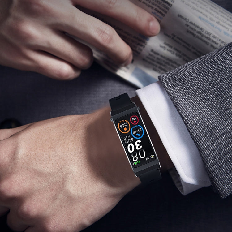 K13S 1.14 inch TFT Screen Silicone Strap Smart Calling Bracelet Supports Sleep Management/Blood Oxygen Monitoring, Silicone Strap