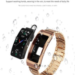 K13S 1.14 inch TFT Screen Silicone Strap Smart Calling Bracelet Supports Sleep Management/Blood Oxygen Monitoring, Silicone Strap