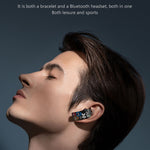 K13S 1.14 inch TFT Screen Silicone Strap Smart Calling Bracelet Supports Sleep Management/Blood Oxygen Monitoring, Silicone Strap