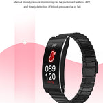 K13S 1.14 inch TFT Screen Leather Strap Smart Calling Bracelet Supports Sleep Management/Blood Oxygen Monitoring, Leather Strap