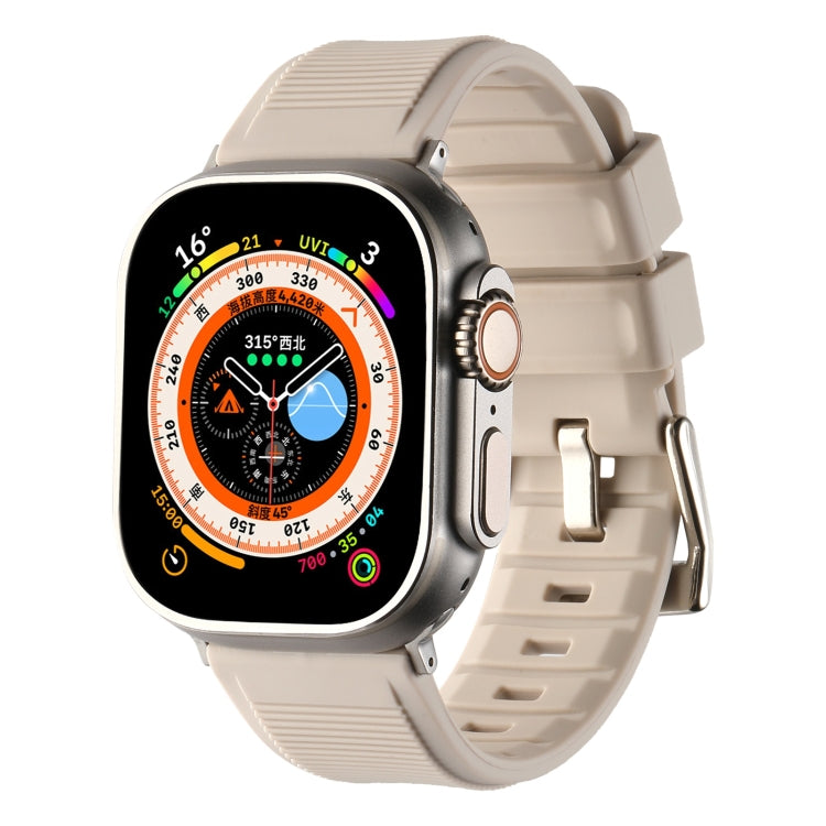 Double Ring Silicone Watch Band, For Apple Watch 3 38mm, For Apple Watch 3 42mm, For Apple Watch 2 42mm, For Apple Watch 2 38mm