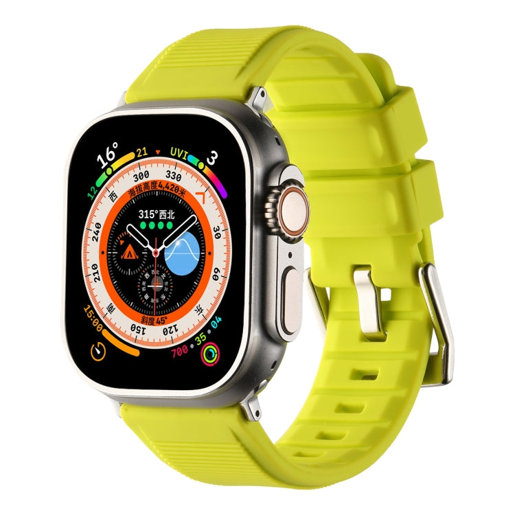 Double Ring Silicone Watch Band, For Apple Watch 3 38mm, For Apple Watch 3 42mm, For Apple Watch 2 42mm, For Apple Watch 2 38mm