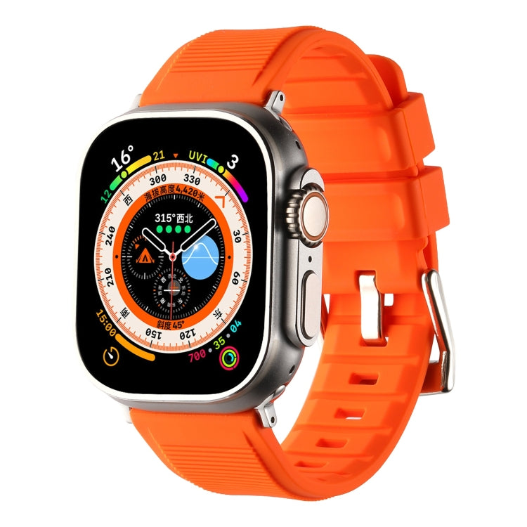 Double Ring Silicone Watch Band, For Apple Watch 3 38mm, For Apple Watch 3 42mm, For Apple Watch 2 42mm, For Apple Watch 2 38mm