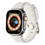 Double Ring Silicone Watch Band, For Apple Watch 3 38mm, For Apple Watch 3 42mm, For Apple Watch 2 42mm, For Apple Watch 2 38mm