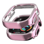 Double Row Diamond Hollow PC Watch Case, For Apple Watch Ultra 2 / Ultra 49mm