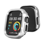 Double Row Diamond Hollow PC Watch Case, For Apple Watch Ultra 2 / Ultra 49mm