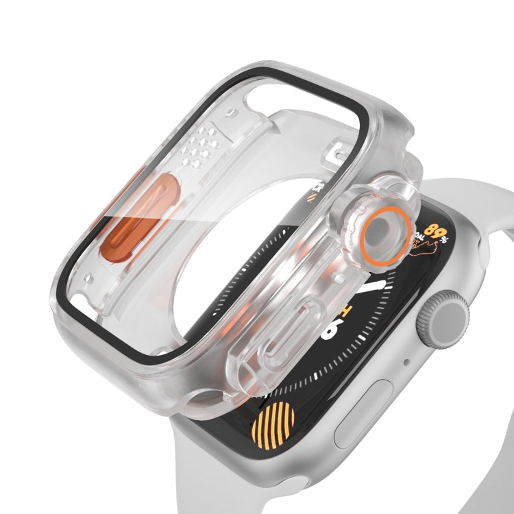 Wechseln Sie zur Ultra 49mm wasserdichten All-Inclusive-Hybrid-PC-Uhrenhülle, für Apple Watch Series 6 / 5 / 4 / SE 44mm, Apple Watch Series 6 / 5 / 4 / SE 40mm, Apple Watch Series 9 / 8 / 7 45mm, Apple Watch Series 9 / 8 / 7 41mm