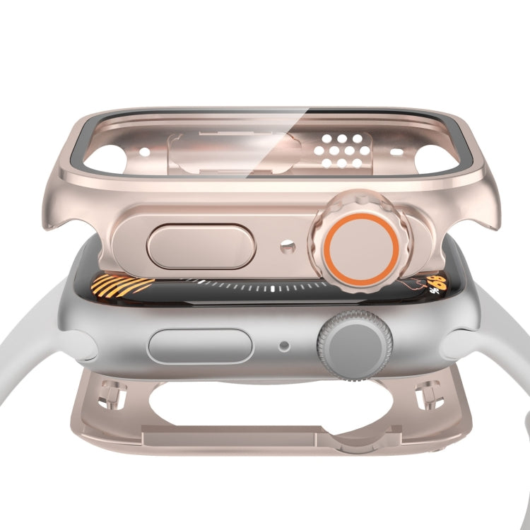 Wechseln Sie zur Ultra 49mm wasserdichten All-Inclusive-Hybrid-PC-Uhrenhülle, für Apple Watch Series 6 / 5 / 4 / SE 44mm, Apple Watch Series 6 / 5 / 4 / SE 40mm, Apple Watch Series 9 / 8 / 7 45mm, Apple Watch Series 9 / 8 / 7 41mm