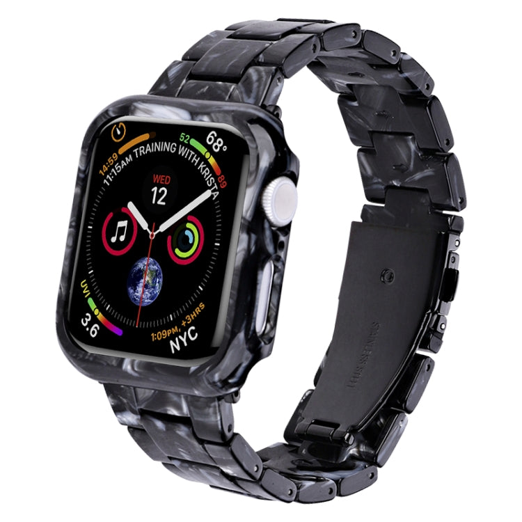 Printed Resin PC Watch Band Case Kit, For Apple Watch Series 6/5/4/SE 44mm, For Apple Watch Series 6/5/4/SE 40mm, For Apple Watch Series 9 / 8 / 7 45mm, For Apple Watch Series 9 / 8 / 7 41mm