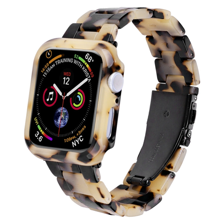 Printed Resin PC Watch Band Case Kit, For Apple Watch Series 6/5/4/SE 44mm, For Apple Watch Series 6/5/4/SE 40mm, For Apple Watch Series 9 / 8 / 7 45mm, For Apple Watch Series 9 / 8 / 7 41mm