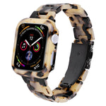 Printed Resin PC Watch Band Case Kit, For Apple Watch Series 6/5/4/SE 44mm, For Apple Watch Series 6/5/4/SE 40mm, For Apple Watch Series 9 / 8 / 7 45mm, For Apple Watch Series 9 / 8 / 7 41mm