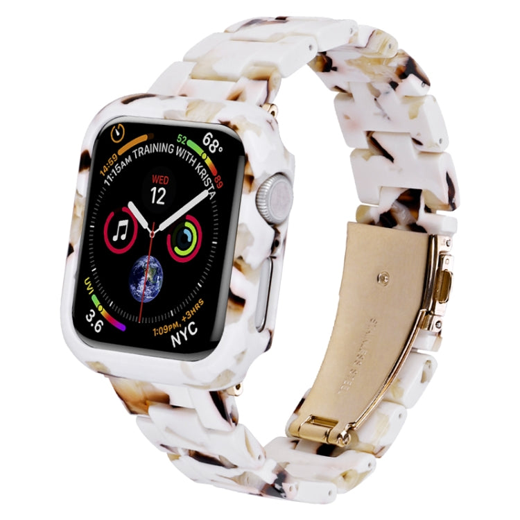 Printed Resin PC Watch Band Case Kit, For Apple Watch Series 6/5/4/SE 44mm, For Apple Watch Series 6/5/4/SE 40mm, For Apple Watch Series 9 / 8 / 7 45mm, For Apple Watch Series 9 / 8 / 7 41mm