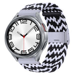 Nylon Braided Metal Buckle Watch Band, For Samsung Galaxy Watch 6 / 6 Classic