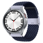 Nylon Braided Metal Buckle Watch Band, For Samsung Galaxy Watch 6 / 6 Classic