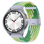 Nylon Braided Metal Buckle Watch Band, For Samsung Galaxy Watch 6 / 6 Classic