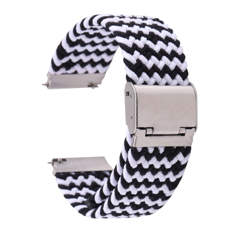 Nylon Braided Metal Buckle Watch Band, For Samsung Galaxy Watch 6 / 6 Classic