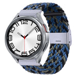 Nylon Braided Metal Buckle Watch Band, For Samsung Galaxy Watch 6 / 6 Classic